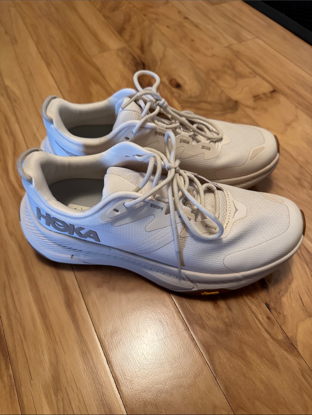 HOKA Women’s Transport Running Shoe — Eggnog — 7